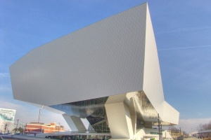 Porsche Museum Stuttgart im Winter