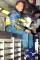 Johnny Herbert erholt sich im Benetton Bus.Großer Preis von Deutschland Hockenheim 8/1995.