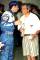 Damon Hill im Gespräch..Großer Preis von Deutschland Hockenheim 8/1995.