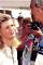 Corinna Schumacher mit Flavio Briatore..Formel 1, F1, Großer Preis von Deutschland Hockenheim 8/1995.
