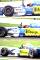 Michael Schumacher mit seinem Benetton B195 auf der Siegerrunde..Großer Preis von Deutschland Hockenheim.