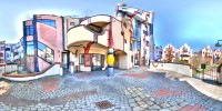 360 Grad Schockwave Hundertwasser Haus Plochingen Rundumsicht