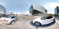 QTVR 360 Grad Schockwave Porsche Museum Stuttgart im Winter,QTVR Porsche Museum Winter