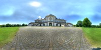 360 Grad Schloss Solitude Stuttgart im Winter,QTVR Porsche Museum Winter