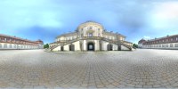 360 Grad Schloss Solitude Stuttgart im Winter,QTVR Porsche Museum Winter